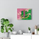 Alpha Kappa Alpha Emblem Canvas Wall Art