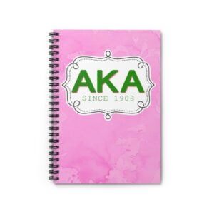 Alpha Kappa Alpha Spiral Notebook - Ruled Line