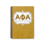 Alpha Phi Alpha Spiral Notebook - Ruled Line