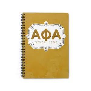 Alpha Phi Alpha Spiral Notebook - Ruled Line