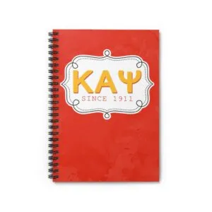 Kappa Alpha Psi Spiral Notebook - Ruled Line