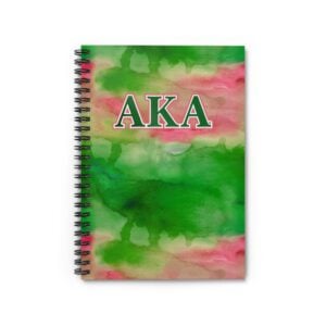 Alpha Kappa Alpha Sorority Spiral Notebook