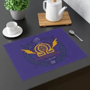 Omega Psi Phi Table Mat