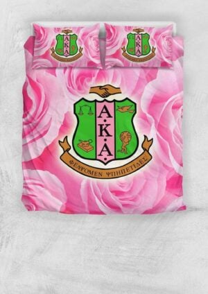 Alpha Kappa Alpha Bedding Set - Unique Greek Store