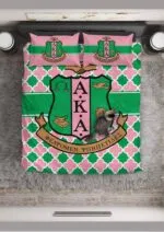 Alpha Kappa Alpha Bedding Set - Unique Greek Store