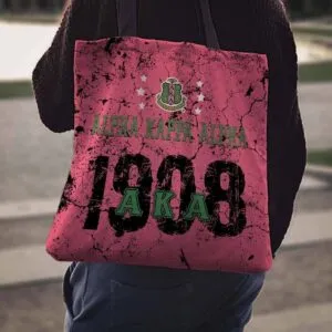 Alpha Kappa Alpha Founding Year Tote Bags - Unique Greek Store