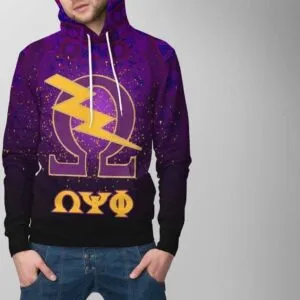 Omega Psi Phi Hoodie - Unique Greek Store