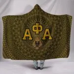Alpha Phi Alpha Hooded Blanket - Unique Greek Store