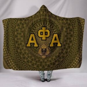 Alpha Phi Alpha Hooded Blanket - Unique Greek Store
