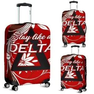 Delta Sigma Theta Luggage Bag Cover - Unique Greek Store