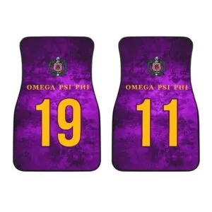 Omega Psi Phi 1911 Car Mats - Unique Greek Store