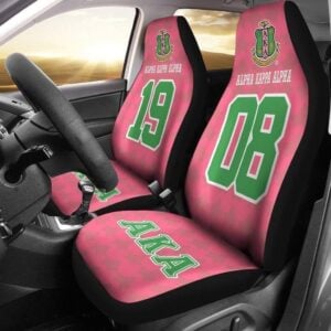 Alpha Kappa Alpha Founding Year and Initials Carseat Covers - Unique Greek Store