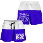 Zeta Phi Beta 1920 Beach Shorts