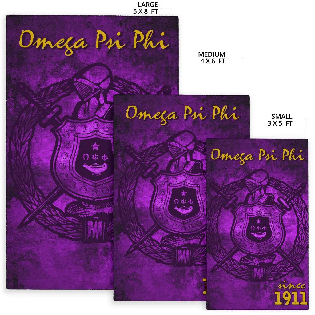 Omega Psi Phi Founding Year Area Rug - Image 8