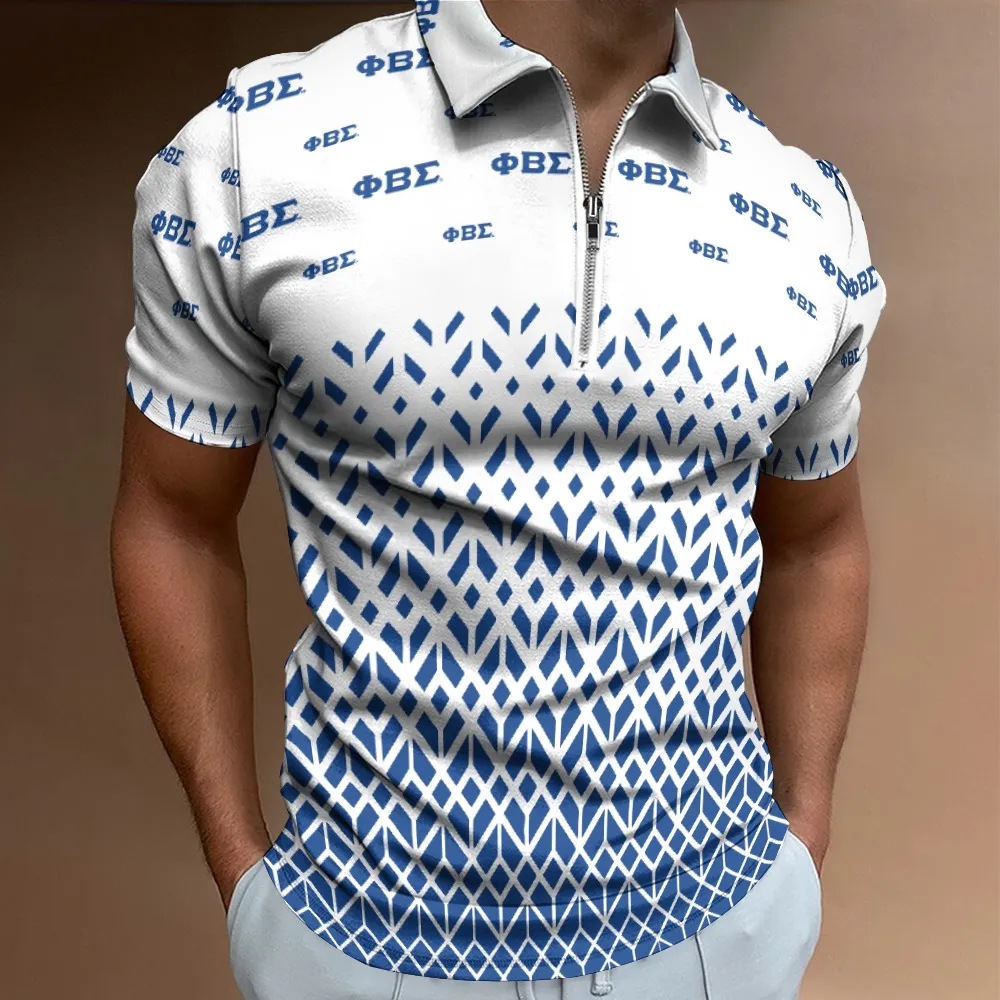 Phi Beta Sigma Short sleeve polo shirt - Image 3