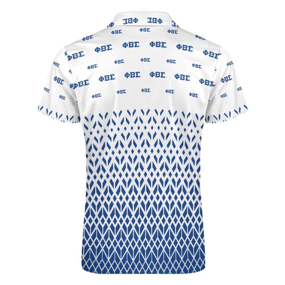 Phi Beta Sigma Short sleeve polo shirt - Image 4
