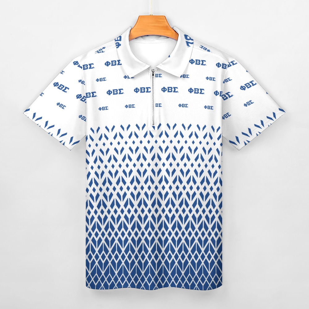 Phi Beta Sigma Short sleeve polo shirt - Image 5