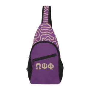 Omega Psi Phi All Over Print Chest Bag