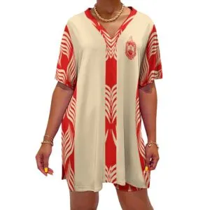 Delta Sigma Theta Bat Sleeve Two Piece Set