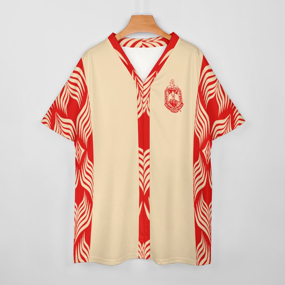 Delta Sigma Theta Bat Sleeve Two Piece Set - Image 5