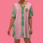 Alpha Kappa Alpha Bat Sleeve Two Piece Set