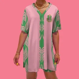 Alpha Kappa Alpha Bat Sleeve Two Piece Set