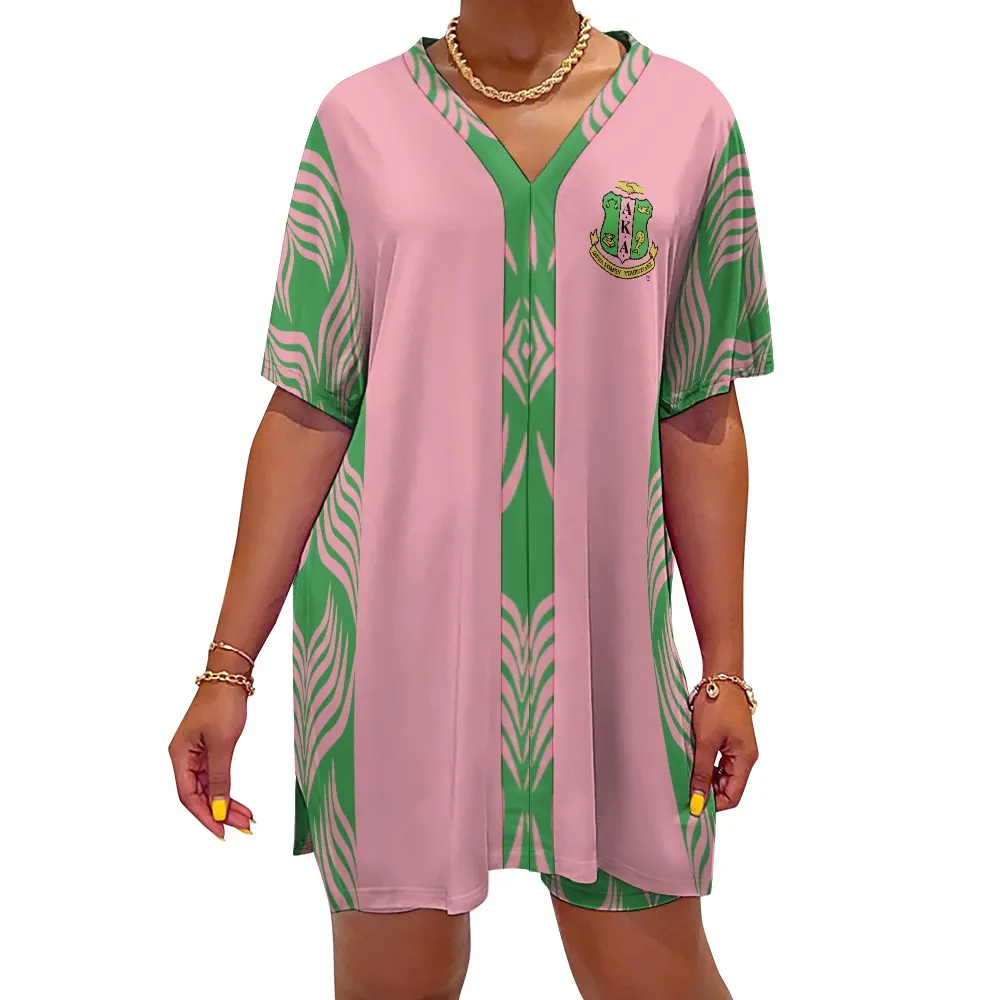 Alpha Kappa Alpha Bat Sleeve Two Piece Set - Image 4