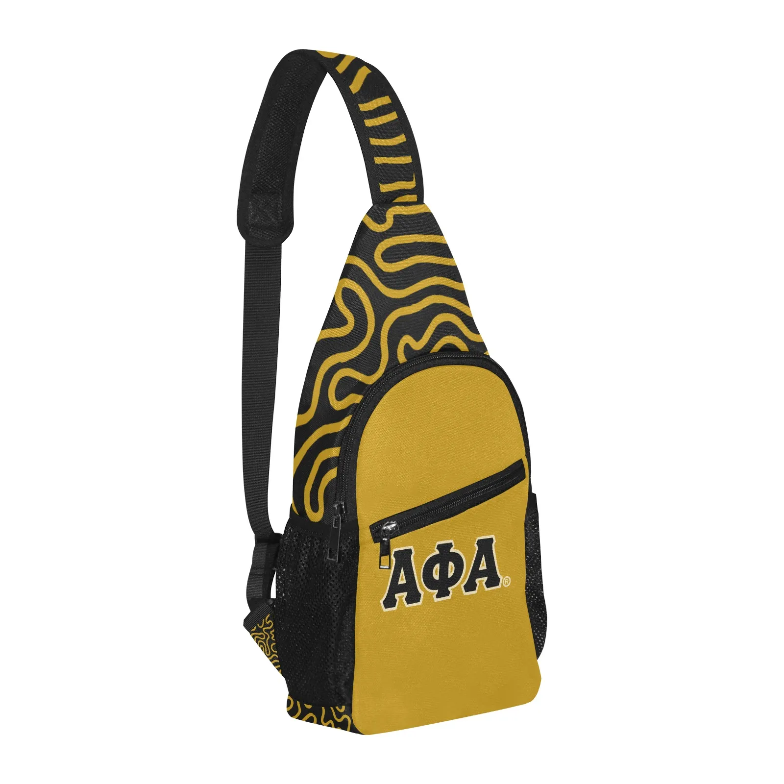 Alpha Phi Alpha All Over Print Chest Bag - Image 3