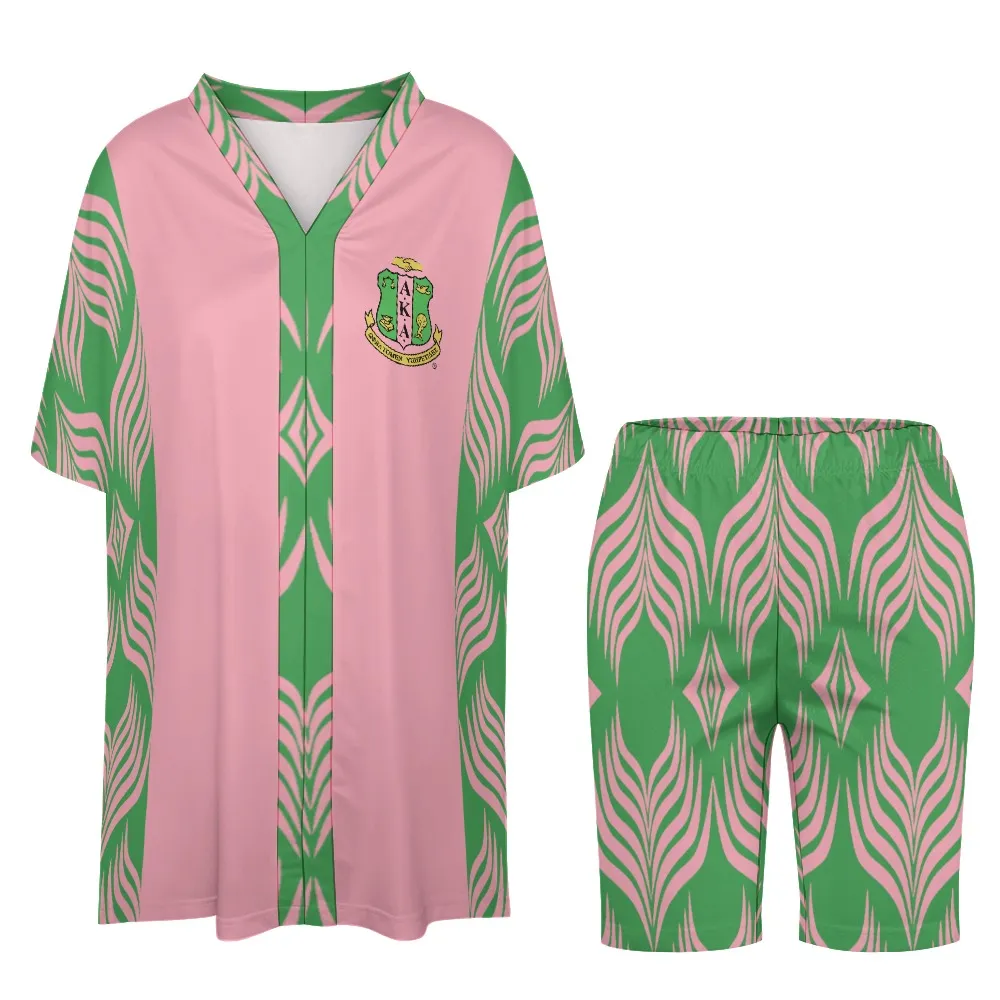 Alpha Kappa Alpha Bat Sleeve Two Piece Set - Image 3