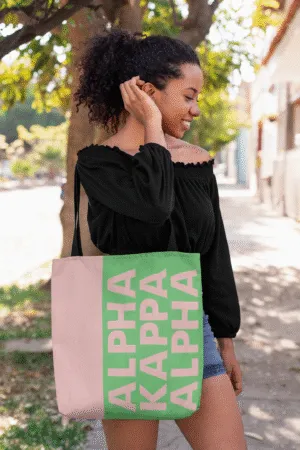 Alpha Kappa Alpha Canvas Tote Bag
