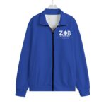 Zeta Phi Beta All-Over Print Unisex Stand-up Collar Knitted Fleece Outwear