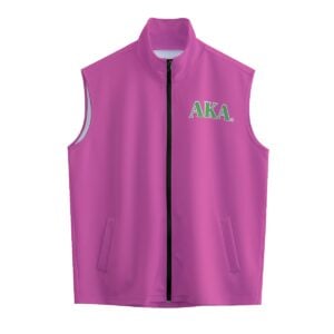 Alpha Kappa Alpha Stand-up Collar Vest