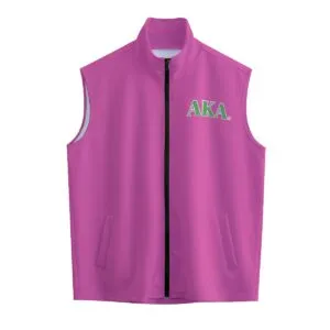 Alpha Kappa Alpha Stand-up Collar Vest
