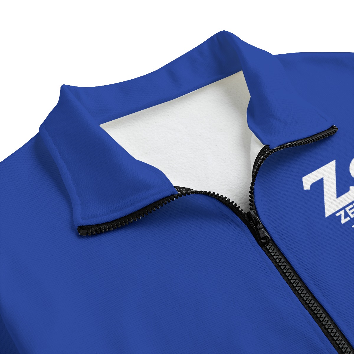Zeta Phi Beta All-Over Print Unisex Stand-up Collar Knitted Fleece Outwear - Image 3