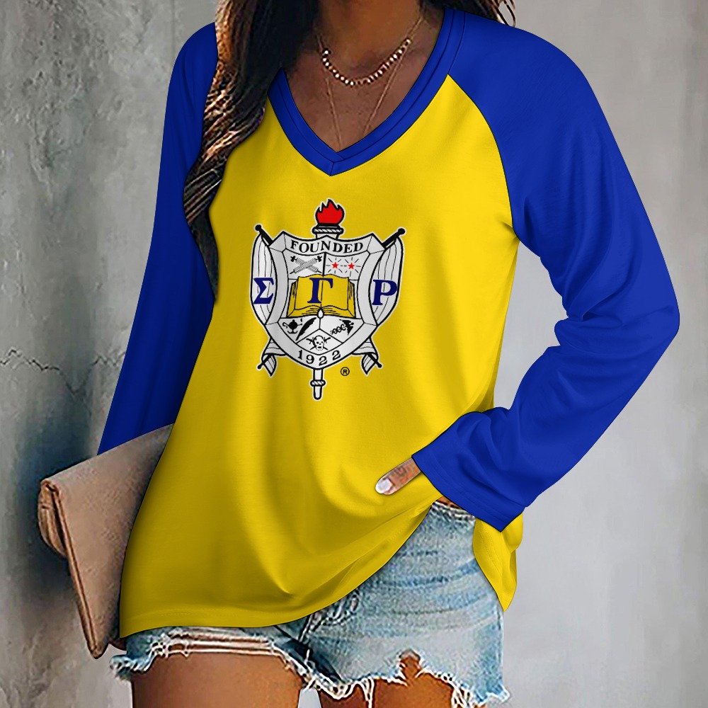 Sigma Gamma Rho Long Sleeve Loose Tee - Image 5