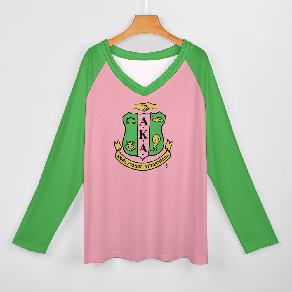 Alpha Kappa Alpha Long Sleeve Loose Tee - Image 3