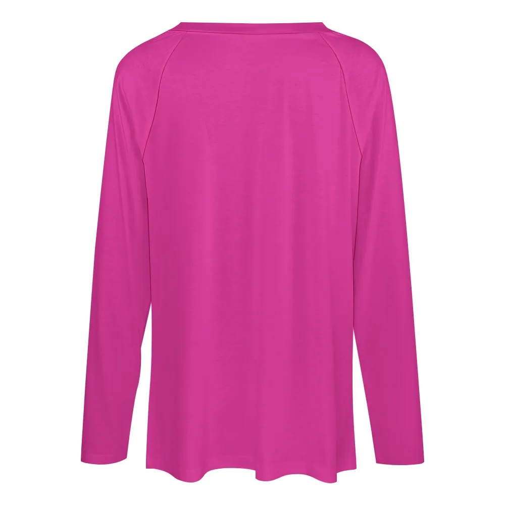 Alpha Kappa Alpha LS Performance V-Neck T-Shirt - Image 4