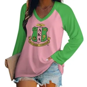 Alpha Kappa Alpha Long Sleeve Loose Tee