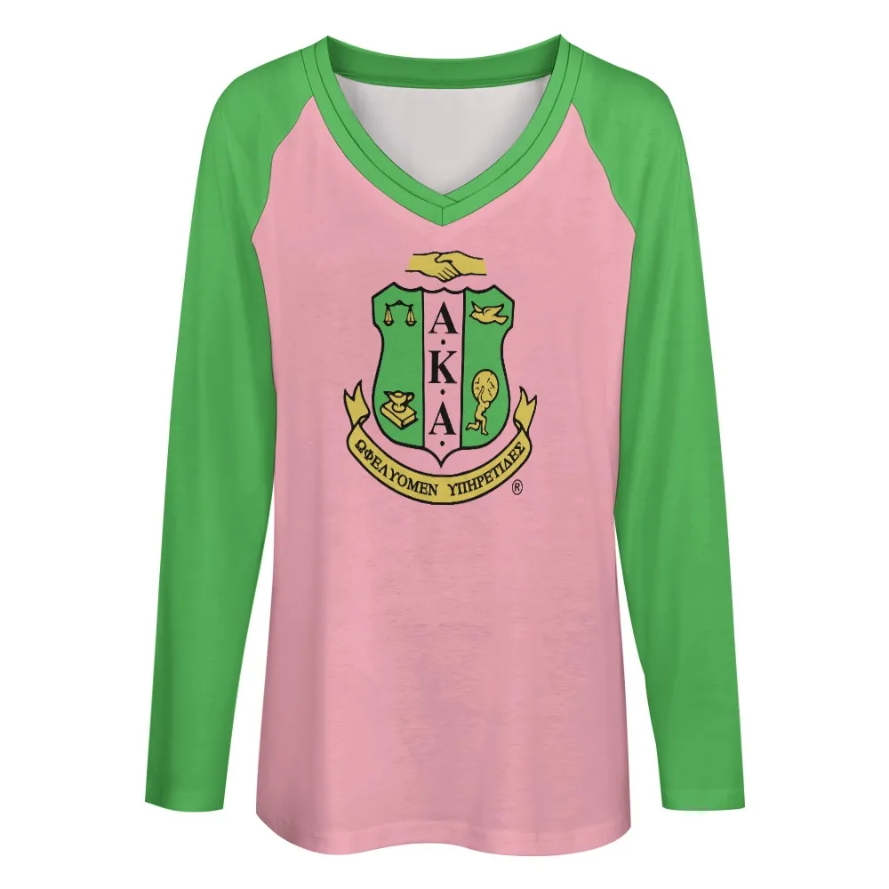 Alpha Kappa Alpha Long Sleeve Loose Tee - Image 2