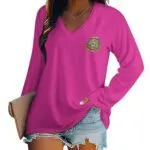 Alpha Kappa Alpha LS Performance V-Neck T-Shirt