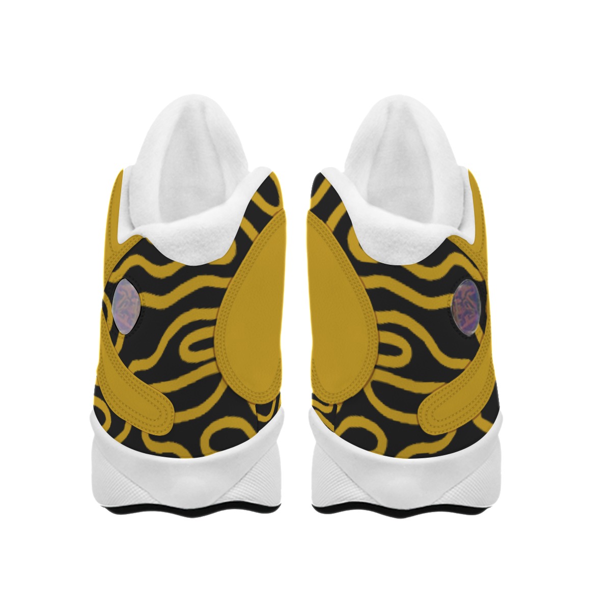 Alpha Phi Alpha Men's Curved Basketball Shoes With Thick Soles - Image 4