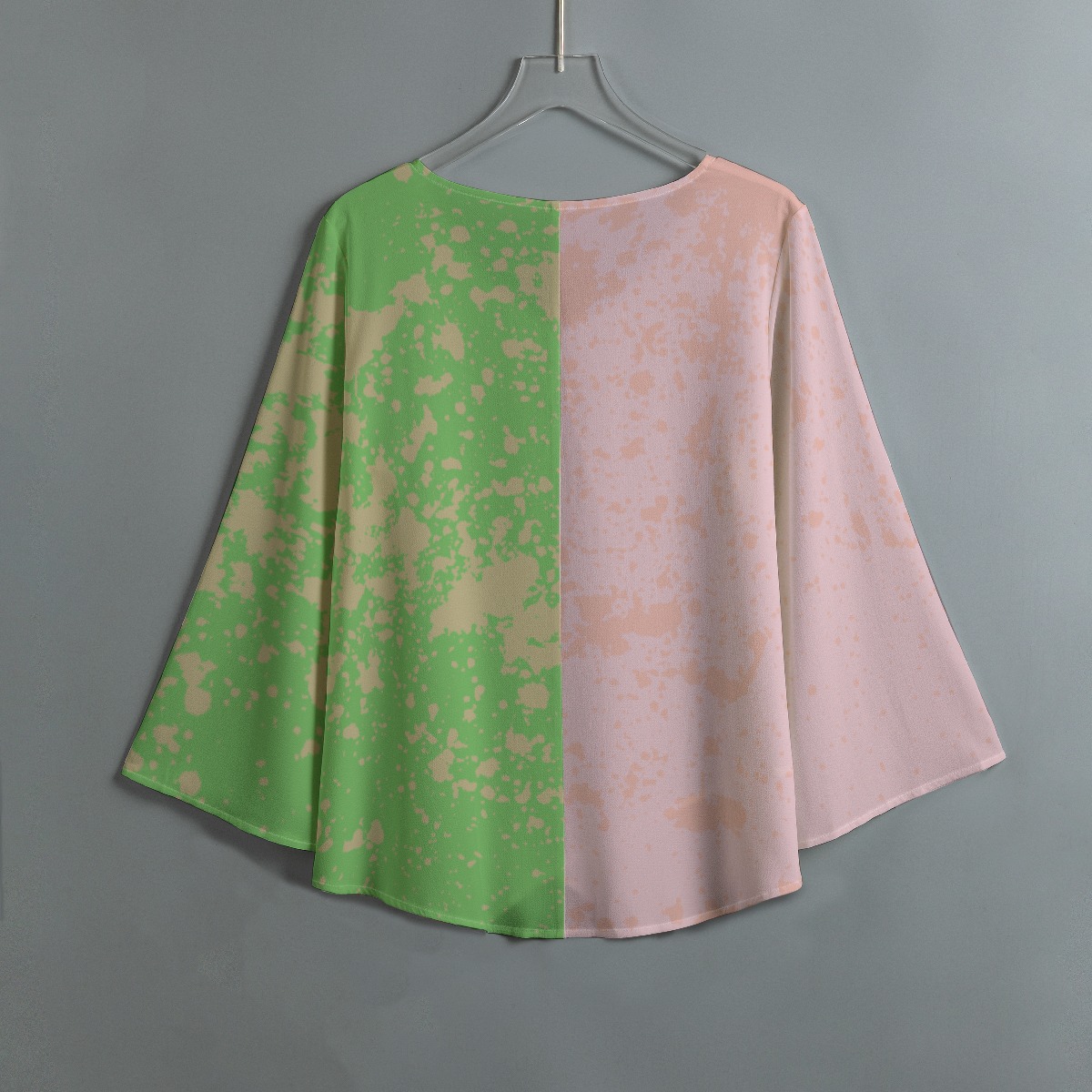 Alpha Kappa Alpha V-neck T-shirt With Irregular Hem - Image 3