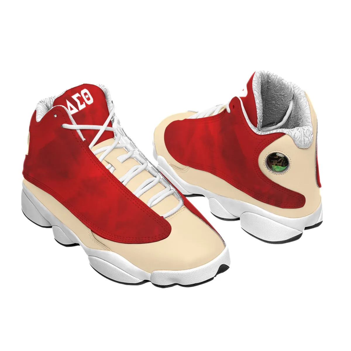 Delta Sigma Theta Women's Curved Basketball Shoes With Thick Soles - Image 2