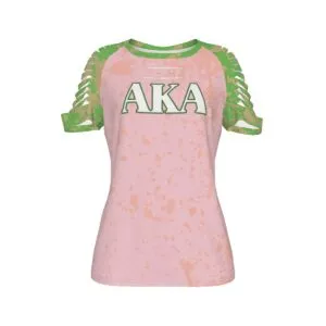 Alpha Kappa Alpha Ripped T-Shirt