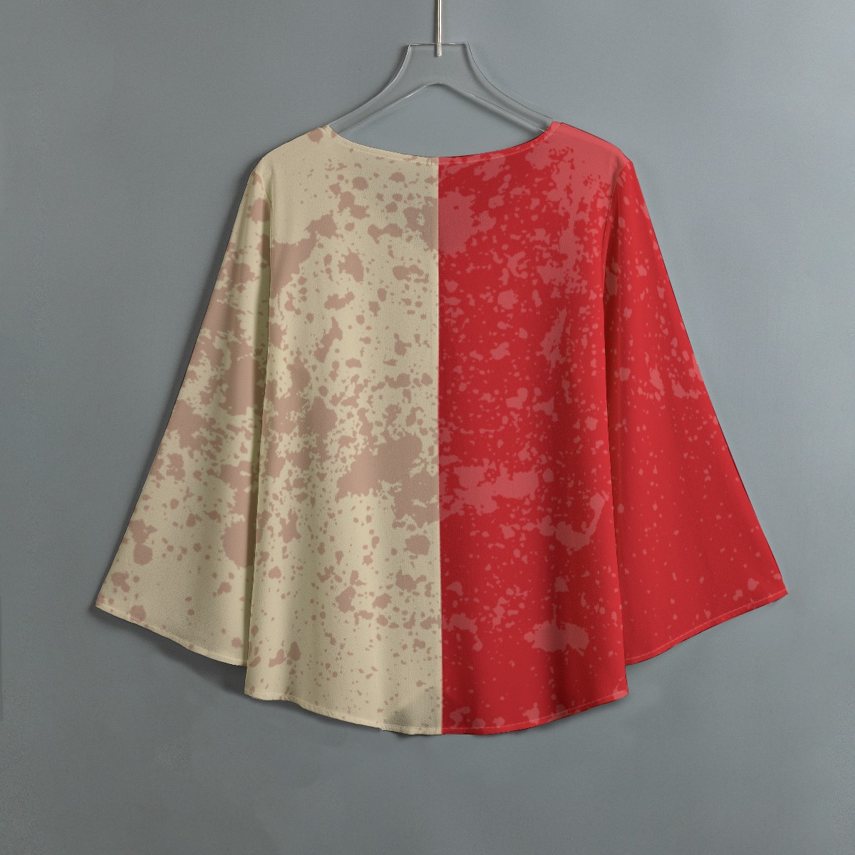 Delta Sigma Theta V-neck T-shirt With Irregular Hem - Image 3