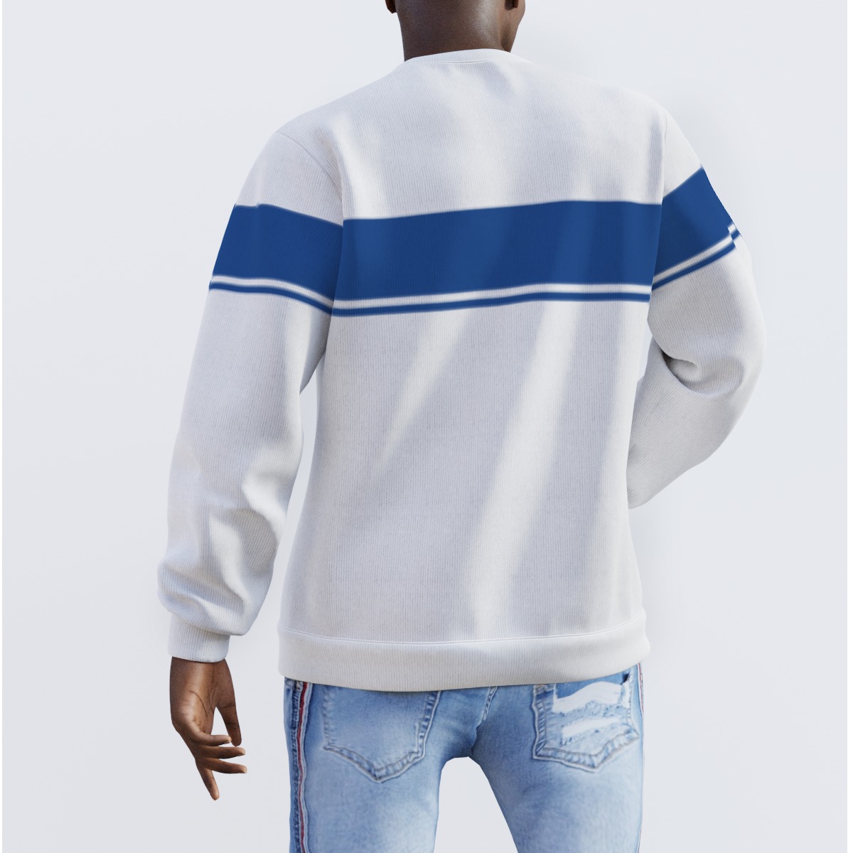 Phi Beta Sigma All-Over Print Men's Sweater - Image 3
