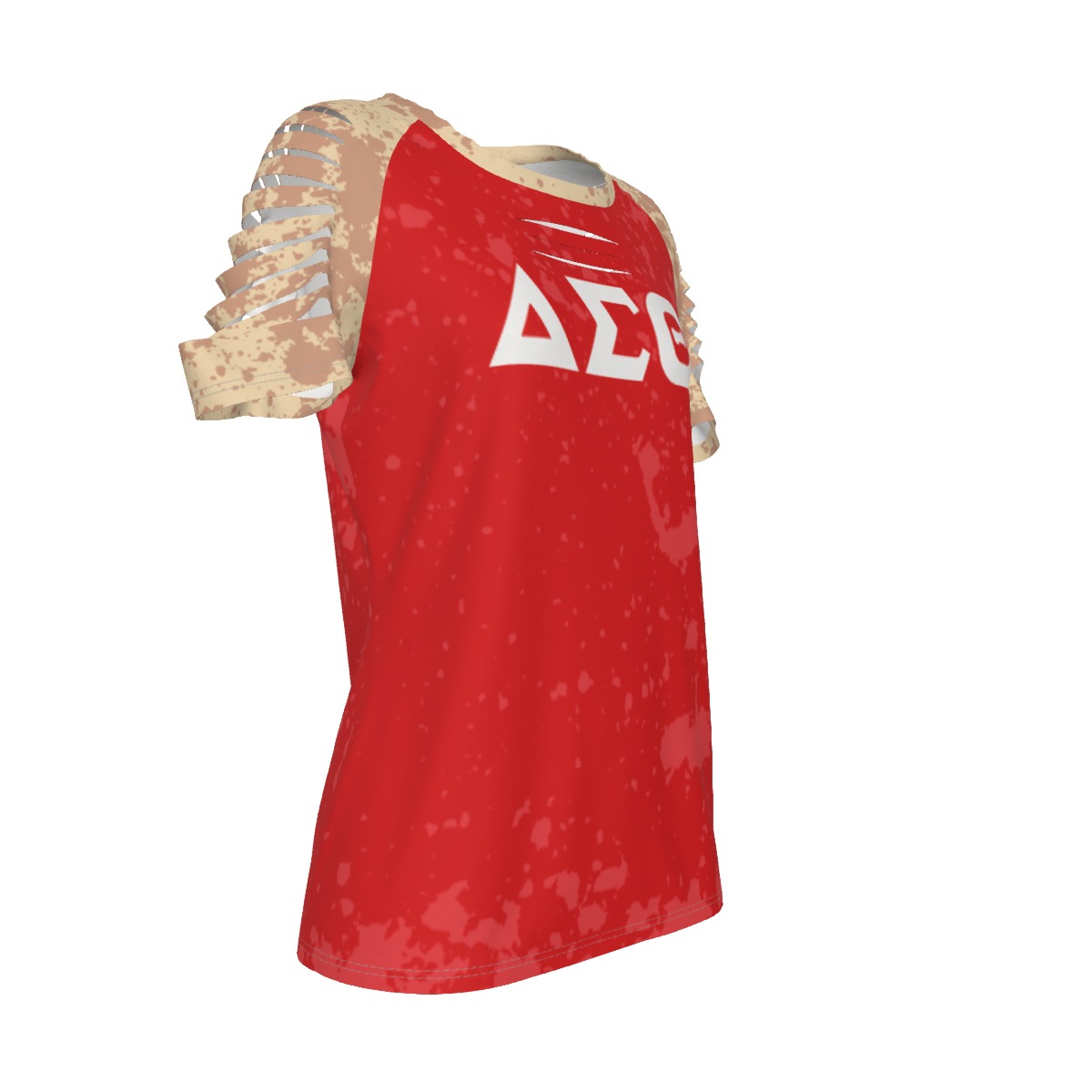 Delta Sigma Theta Ripped T-Shirt - Image 3
