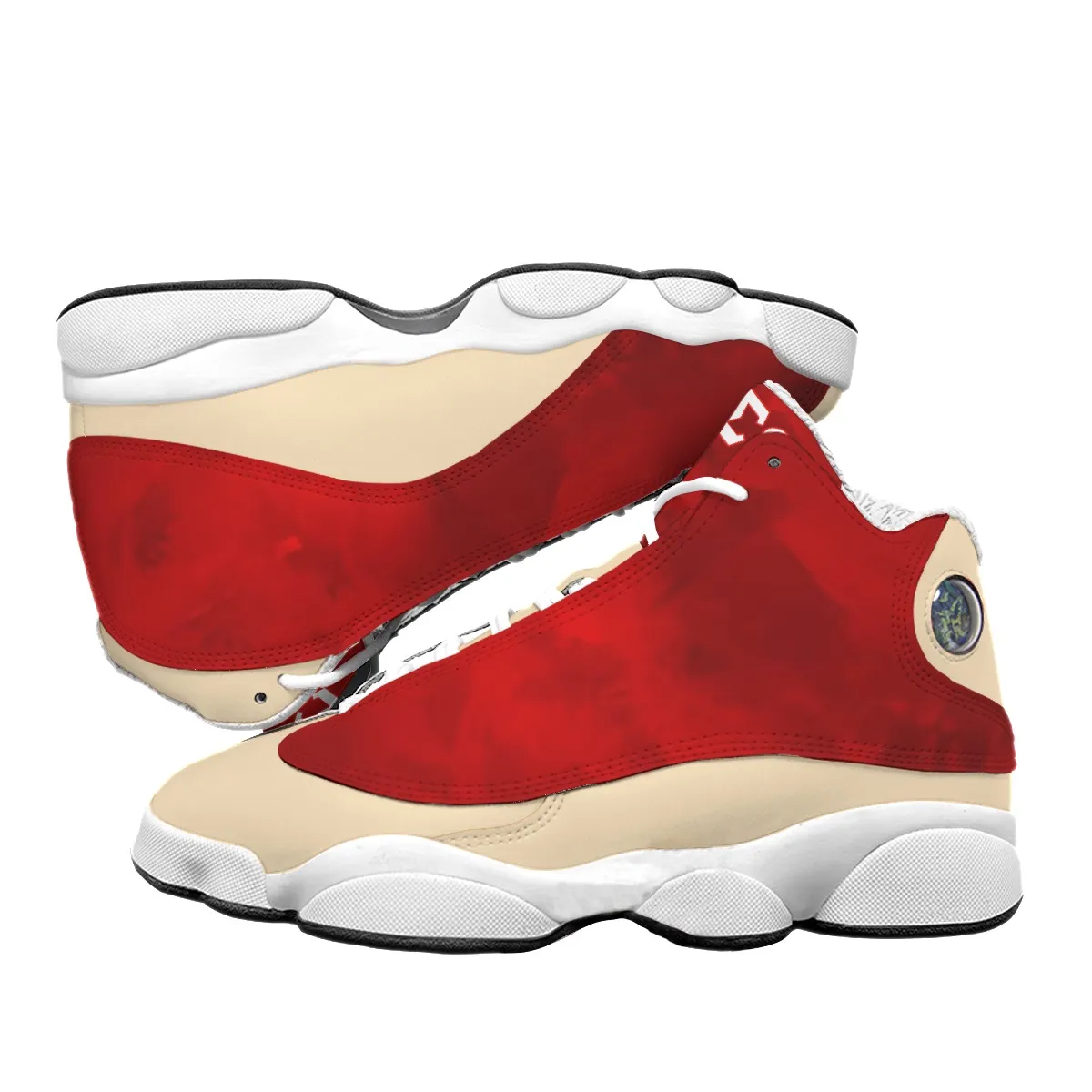 Delta Sigma Theta Women's Curved Basketball Shoes With Thick Soles - Image 3