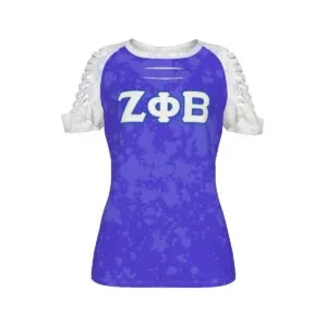 Zeta Phi Beta Ripped T-Shirt