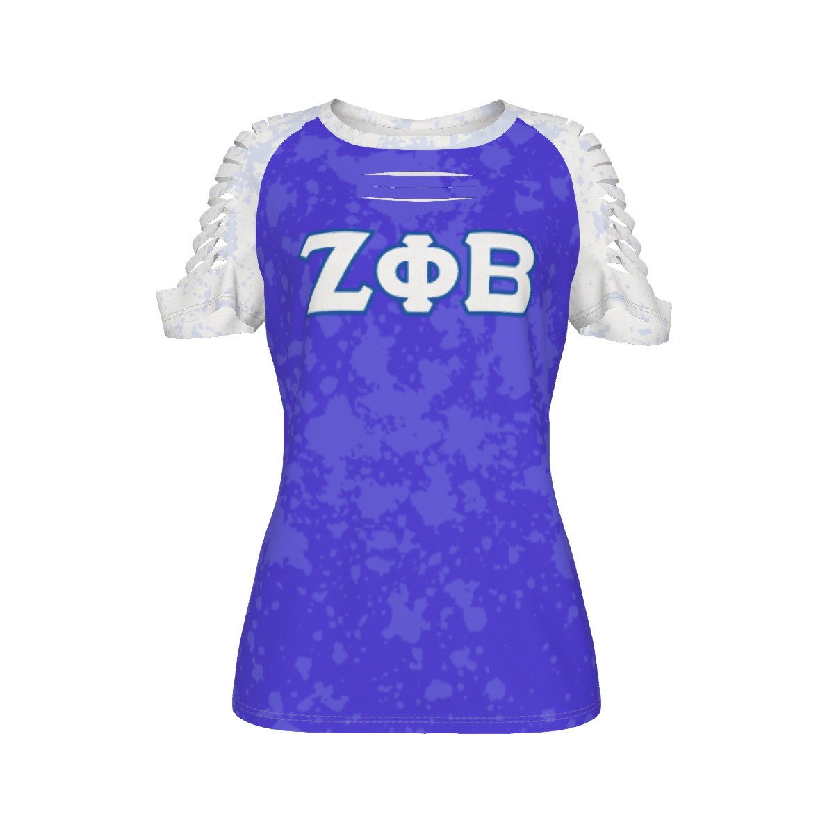 Zeta Phi Beta Ripped T-Shirt